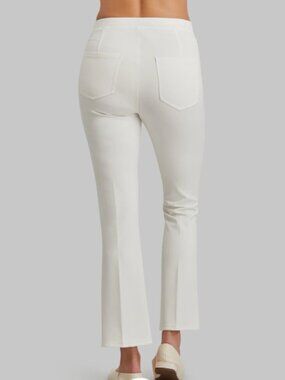 Peace of Cloth Paramount Stretch Ella Pant Cropped & Flared White